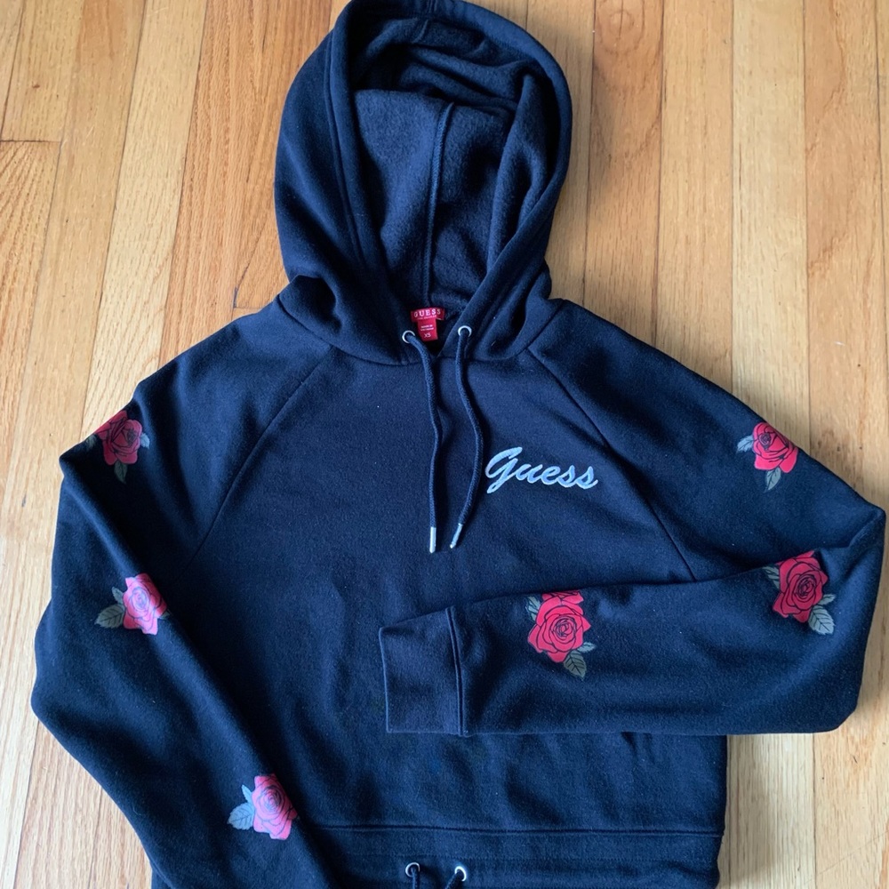 Guess Cropped Hoodie